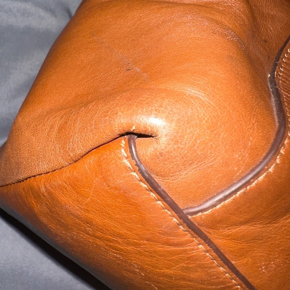 Coach Brown Leather Tote Bag - Picture 4 of 16